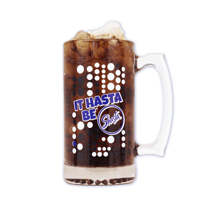 "Hasta Be Shasta" 24 oz. Glass Mug